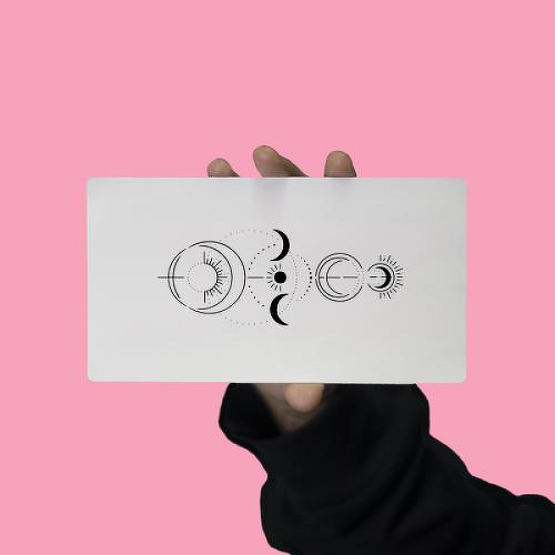 Noche by Talia Missaghi is a Geometric temporary tattoo from inkbox - 0