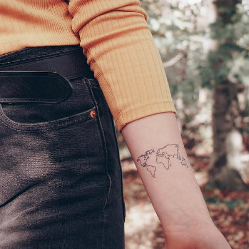 Nomad by inkbox is a Travel temporary tattoo from inkbox - 2