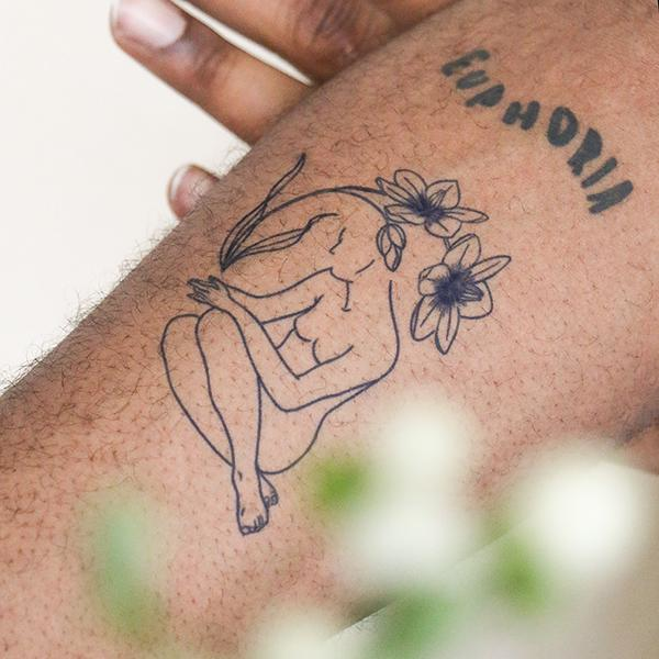 Nourish by humblebee is a temporary tattoo from inkbox - 0