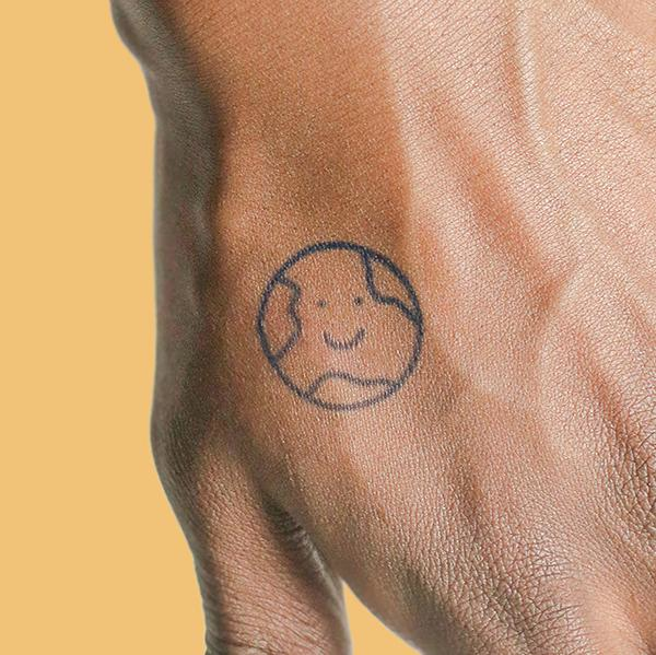 Orb Friend by GoodMorningTown is a temporary tattoo from inkbox - 0