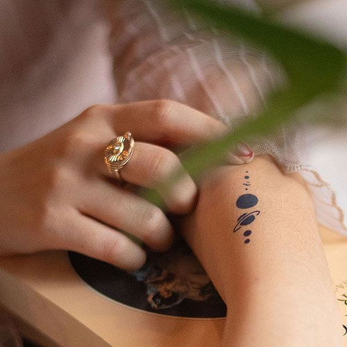 Orrey by inkbox is a Space temporary tattoo from inkbox - 2