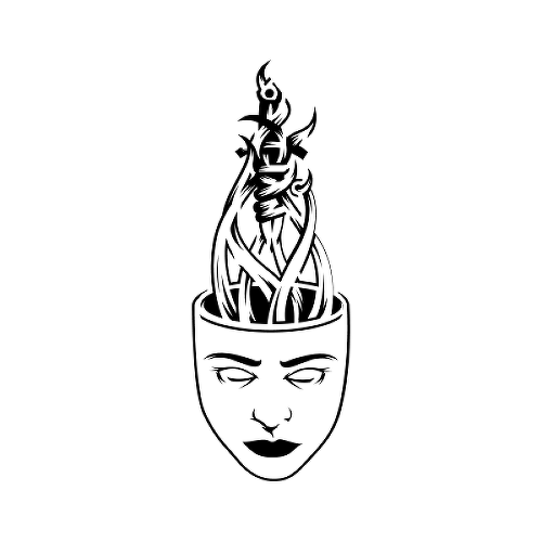 Overthink by darealarts is a Body temporary tattoo from inkbox - 1