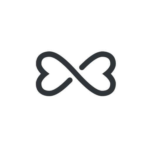 Para Siempre by inkbox is a Hearts temporary tattoo from inkbox - 1