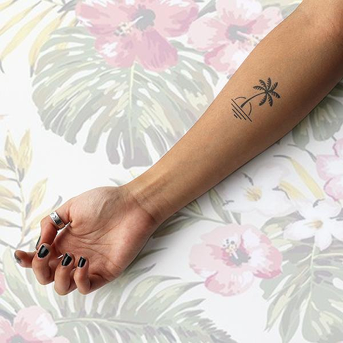 Paradisum by Felipe Sena is a Nature temporary tattoo from inkbox - 0