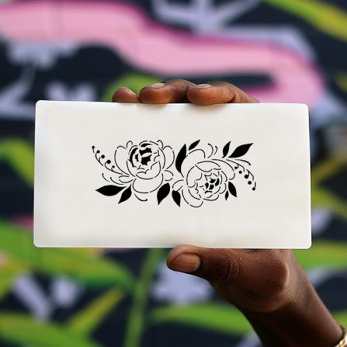 Pareja by Lenera Solntseva is a Flowers temporary tattoo from inkbox - 0