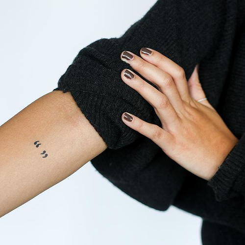 Parler by Marion is a Quotes temporary tattoo from inkbox - 0