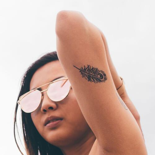 Peahan by inkbox is a Nature temporary tattoo from inkbox - 0