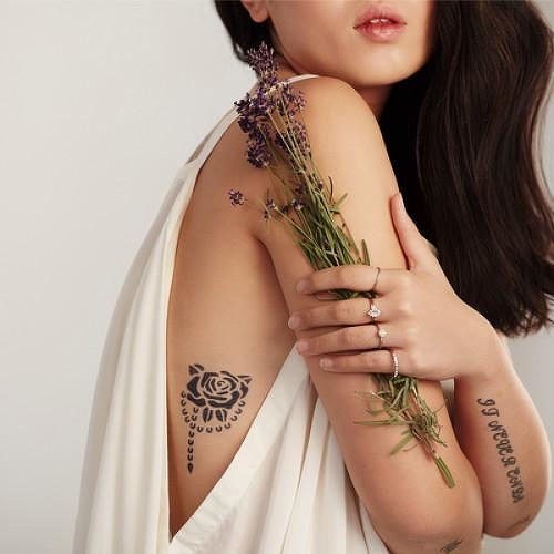 Perla by Jenna Fullerton is a Flowers temporary tattoo from inkbox - 2