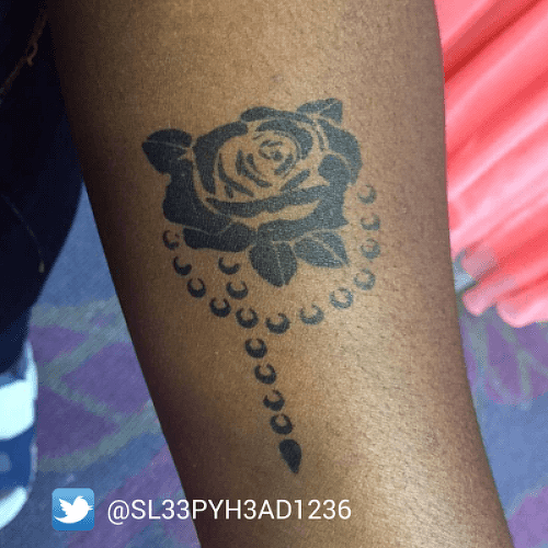 Perla by Jenna Fullerton is a Flowers temporary tattoo from inkbox - 4
