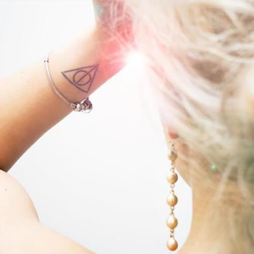 Peverell by Nikki Di Biasio is a Geometric temporary tattoo from inkbox - 5