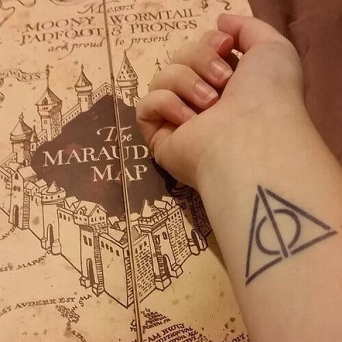 Peverell by Nikki Di Biasio is a Geometric temporary tattoo from inkbox - 6