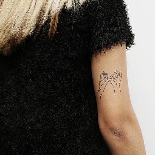 Pinky Dinky by Curt Montgomery is a temporary tattoo from inkbox - 2