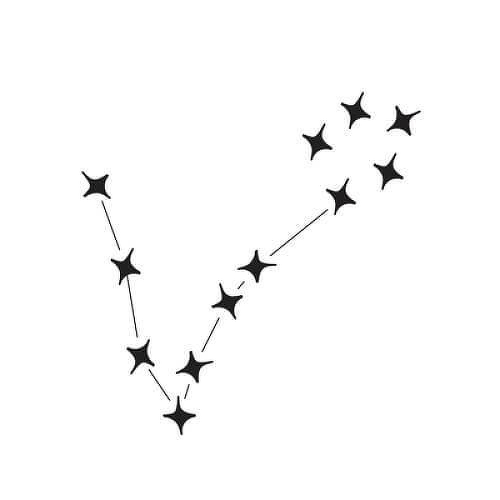 Piscium by inkbox tattoos is a Space temporary tattoo from inkbox - 1