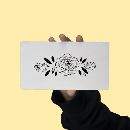 Pivoine by Lenera Solntseva is a Flowers temporary tattoo from inkbox - 1