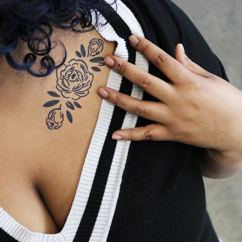 Pivoine by Lenera Solntseva is a Flowers temporary tattoo from inkbox - 0