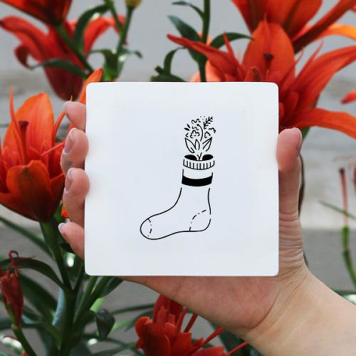Ponozka by Mikie Jae is a Flowers temporary tattoo from inkbox - 1