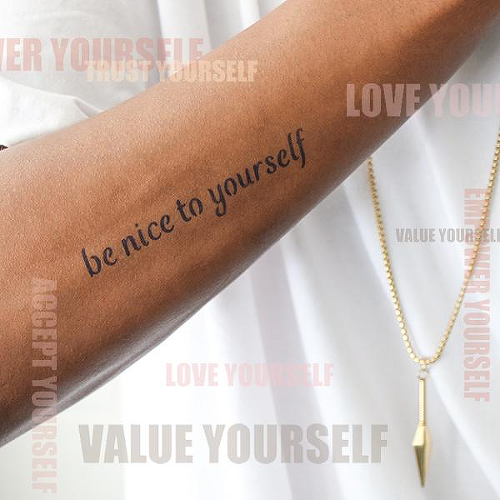 Proses by The Trevor Project is a Quotes temporary tattoo from inkbox - 0