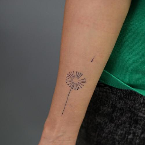 Puff Ball by inkbox tattoos is a Flowers temporary tattoo from inkbox - 2