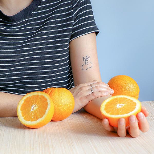 Pulp by Mikie Jae is a Food & Drink temporary tattoo from inkbox - 0