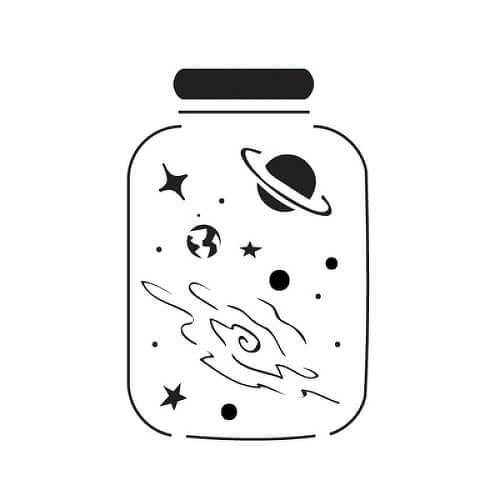 Quasar by Felipe Sena is a Space temporary tattoo from inkbox - 1