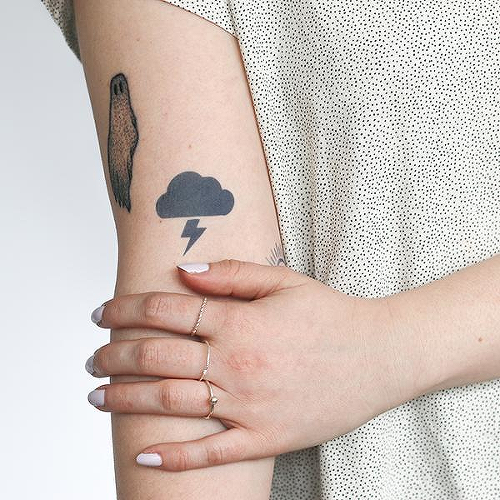 Rajden by Vladimir Holan is a Minimal temporary tattoo from inkbox - 0