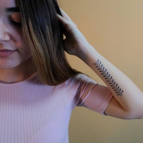 Raphia Regalis by inkbox is a temporary tattoo from inkbox - 0