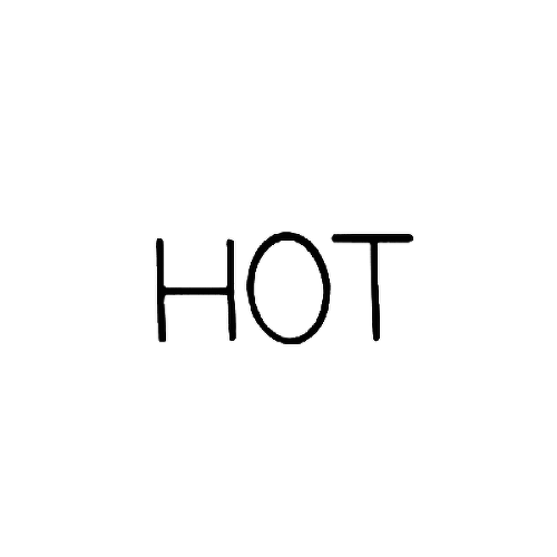 Real Hot BB by Curt Montgomery is a Words temporary tattoo from inkbox - 1