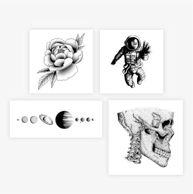 Realism Tattoos by inkbox tattoos is a temporary tattoo from inkbox - 0