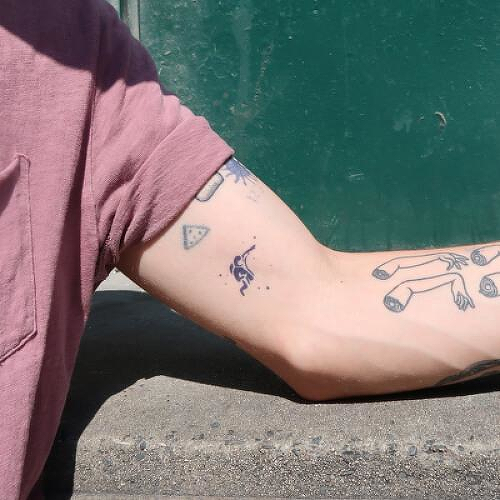 Ride by inkbox is a Space temporary tattoo from inkbox - 0
