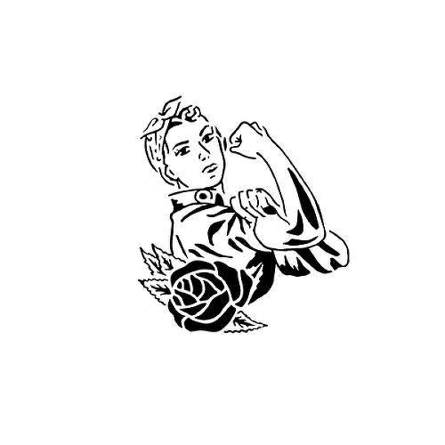 Riveter by Geige Silver is a Body temporary tattoo from inkbox - 1