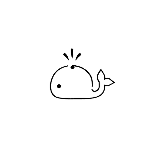 Rorqual by Kathryn Chan is a Animals temporary tattoo from inkbox - 1