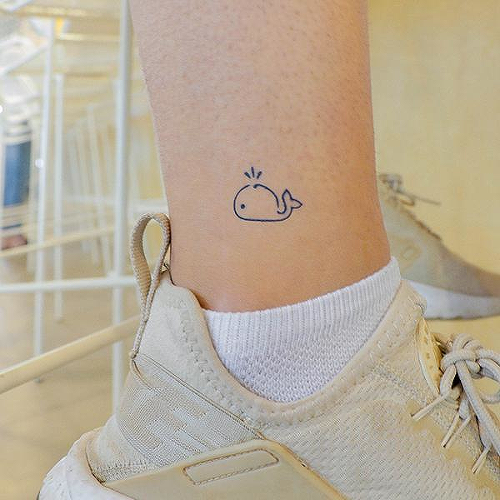 Rorqual by Kathryn Chan is a Animals temporary tattoo from inkbox - 2
