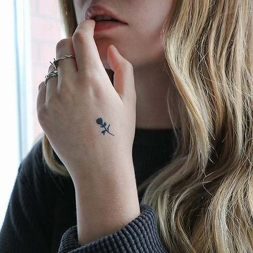 Rosinha by Felipe Sena is a Flowers temporary tattoo from inkbox - 2