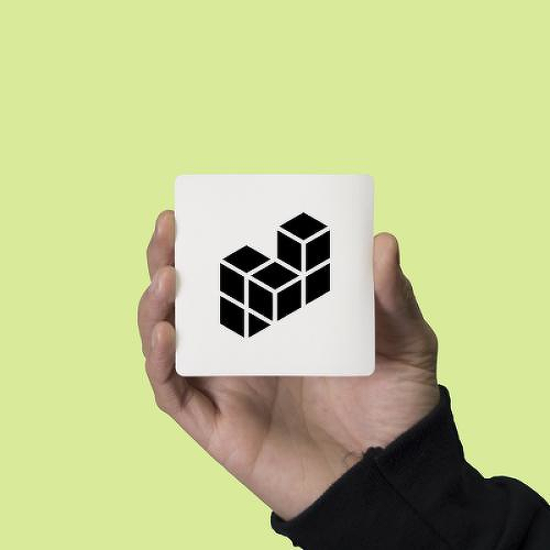Rubik by Vladimir Holan is a Geometric temporary tattoo from inkbox - 0
