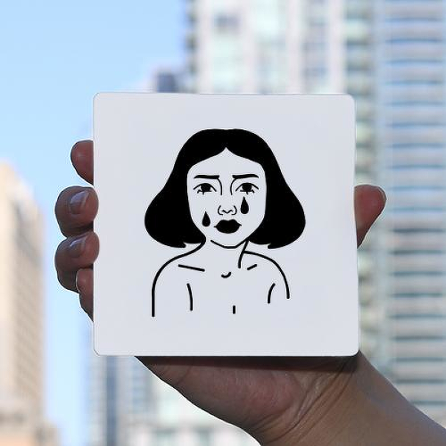 Sad Day by Tara B is a Minimal temporary tattoo from inkbox - 0
