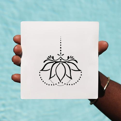 Saflik by Gio Santos is a Flowers temporary tattoo from inkbox - 0