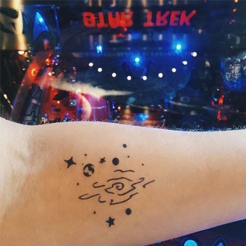 Sagan by Felipe Sena is a Science temporary tattoo from inkbox - 2