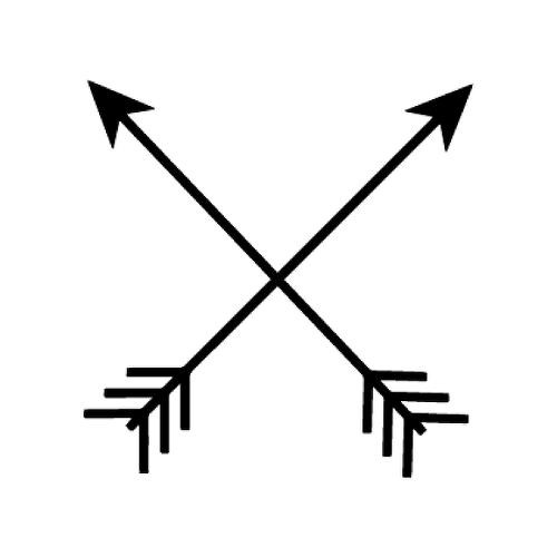 Saxon by inkbox is a Arrows temporary tattoo from inkbox - 1