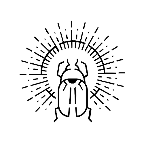 Scarabaeid by Lina is a Nature temporary tattoo from inkbox - 1