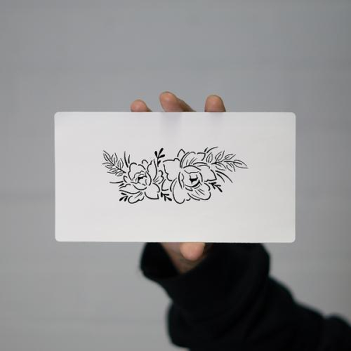 Seafoam by Lenera Solntseva is a Flowers temporary tattoo from inkbox - 0