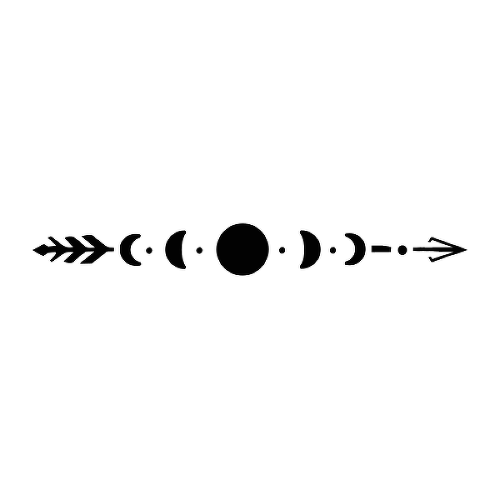 Selene by Rafael Tato is a Arrows temporary tattoo from inkbox - 1