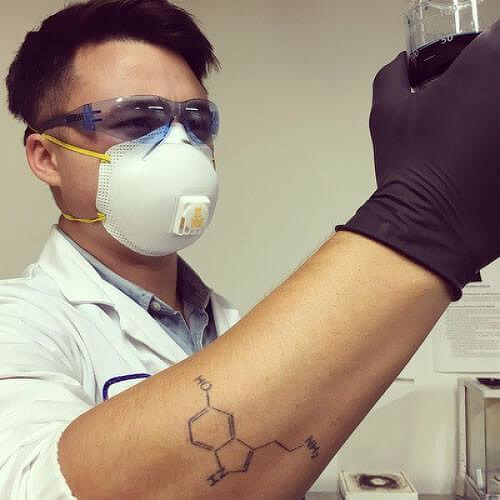 Serotonin by inkbox tattoos is a Science temporary tattoo from inkbox - 2