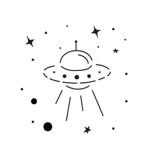 Shay by inkbox is a Space temporary tattoo from inkbox - 1