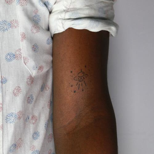 Shay by inkbox is a Space temporary tattoo from inkbox - 2