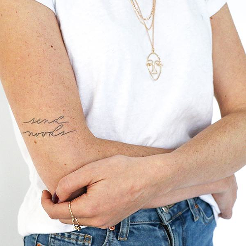 Shoyu by Isabel Dusmann is a Quotes temporary tattoo from inkbox - 0
