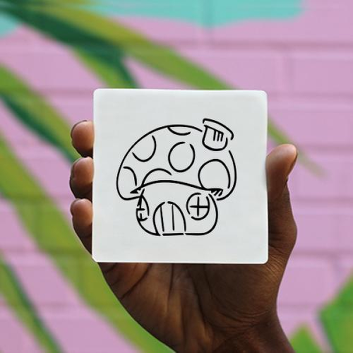 Shroom by Heba Sidahmed is a Nature temporary tattoo from inkbox - 0