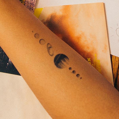 Sistemia by inkbox is a Space temporary tattoo from inkbox - 2