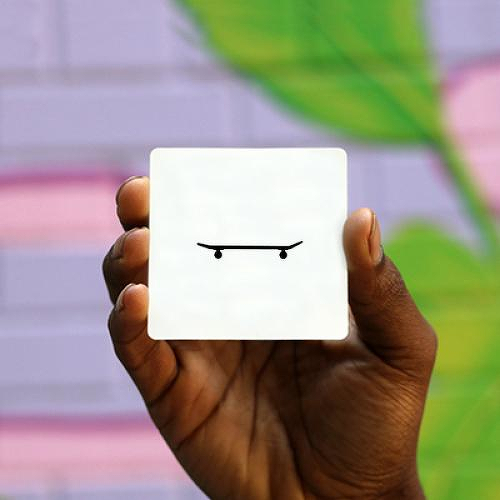 Skat by Judith Vestjens is a Minimal temporary tattoo from inkbox - 0