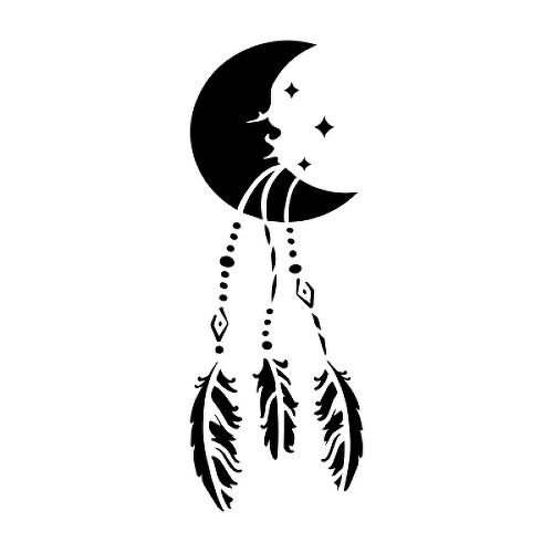 Sleepimoon by Janine is a temporary tattoo from inkbox - 1