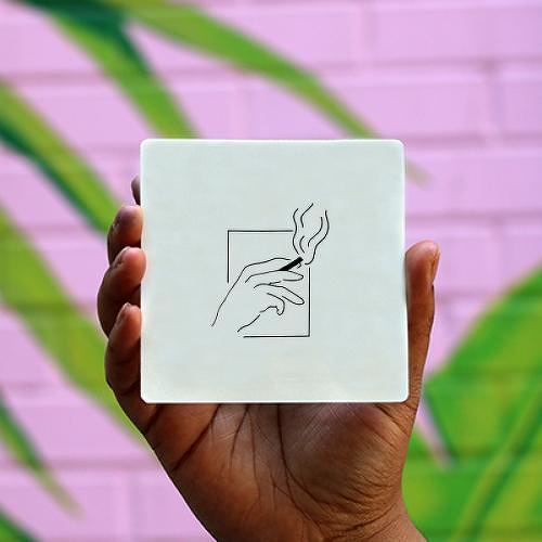 Smokey by Karmen Man is a Minimal temporary tattoo from inkbox - 0